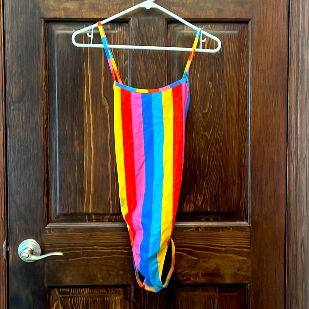 Multi color cross back Jolyn one piece
